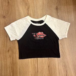 Passing XS Tiny Tee Cropped Speedway T-shirt